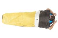Sierra Designs Synthesis 50 Sleeping Bag- Black and Yellow